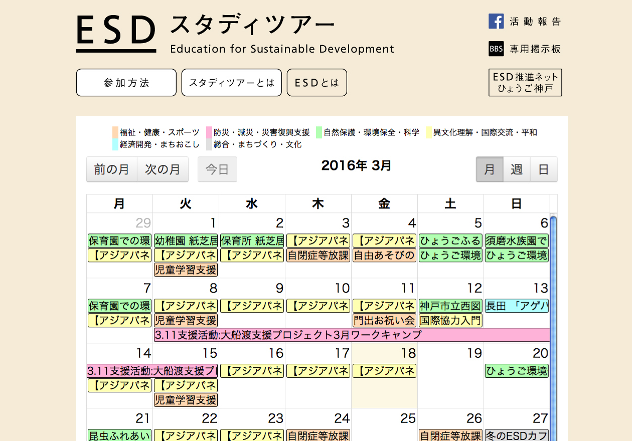 ESDツアープログラム